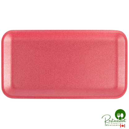 CKF 88064 (#10S) Rose Foam Meat Tray 10 3/4" x 5 3/4" x 1/2" - 500/Case
