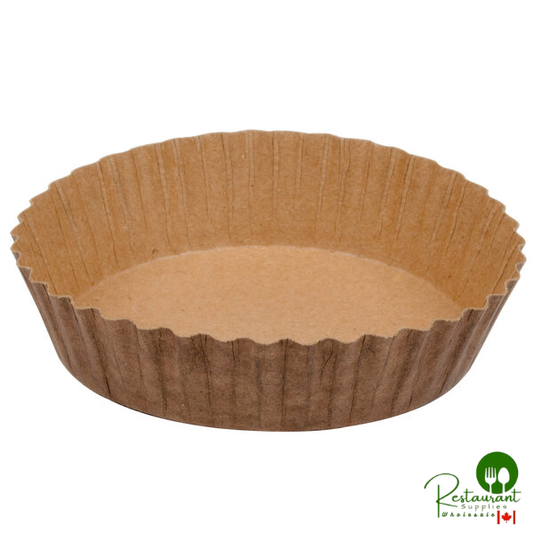 Solut 8 oz. Oven Safe Paper Baking Cup with Quick Release Coating - 720/Case