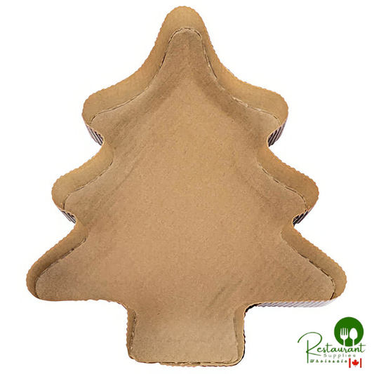 Novacart Small Tree Baking Mold 6 3/8" x 5 1/2" x 1 3/8" - 200/Case