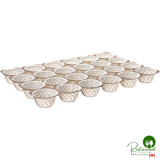 Novacart G9F12502F7 NTS-2 24 Cup 2 oz. Paper Muffin Tray - 90/Case