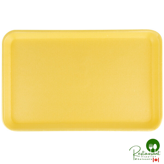 CKF 87916 (#16S) Yellow Foam Meat Tray 11 3/4" x 7 1/2" x 5/8" - 250/Case