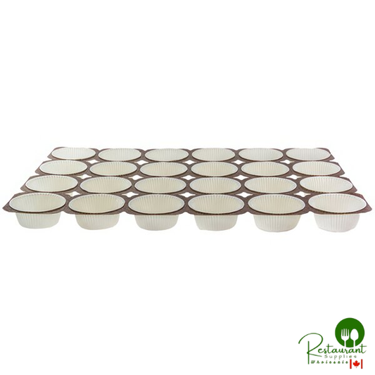 Novacart 24 Cup 4 oz. Paper Muffin Tray - 125/Case