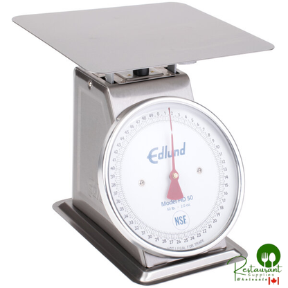 Edlund HD-50 50 lb. Heavy-Duty Receiving Scale with 10 3/4" x 9 1/2" Platform