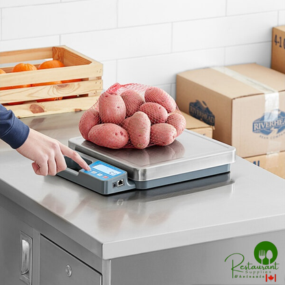 AvaTek RSB100SS 100 lb. Digital Receiving / Portion Scale with Built-In Handle
