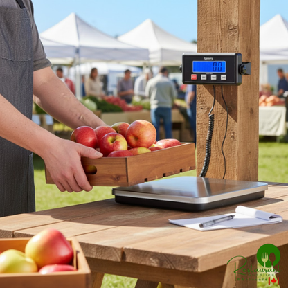 Galaxy RS110LP 110 lb. Low-Profile Digital Receiving Scale with Remote Display