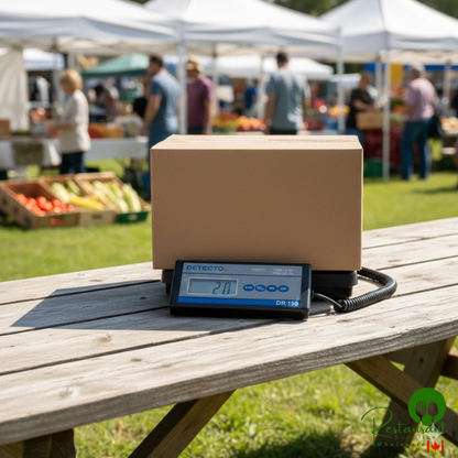 Cardinal Detecto DR150 150 lb. Portable Receiving Scale with Remote Display