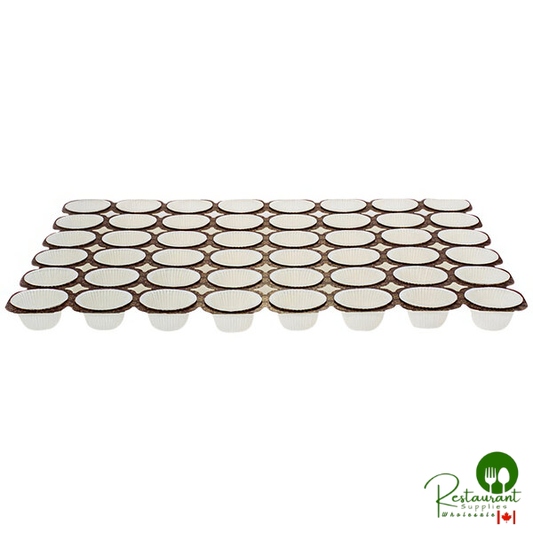 Novacart 48 Cup 1 oz. Paper Muffin Tray - 100/Case