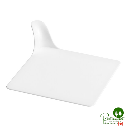 Pavoni 3 1/8" x 3 1/8" White Square Plastic Pastry Display - 250/Case