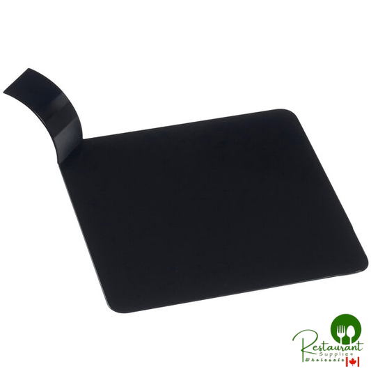 Solia PS32253 3 1/8" Black Square Pastry Display - 1,000/Case