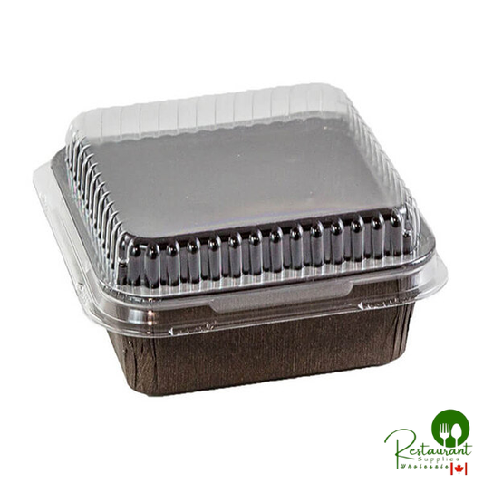 Novacart 4 1/2" x 4 1/2" x 1/2" Clear PET Baking Mold Lid - 1,000/Case