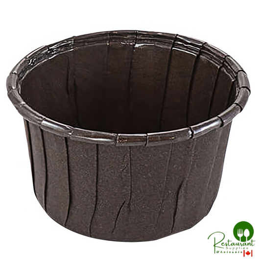Novacart G9F08220 Ecos OP 66/40 3 oz. Brown Paper Baking Mold - 3,360/Case