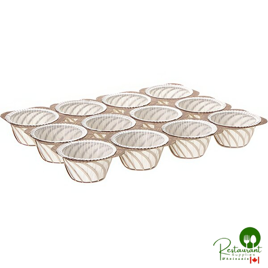 Novacart G9F12503F7 NTS-2 12 Cup 2 oz. Paper Muffin Tray - 180/Case