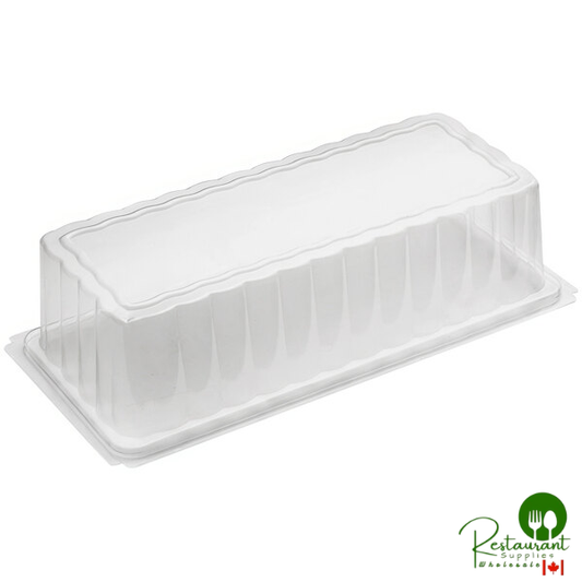 Welcome Home Brands 13 3/4" x 5 15/16" x 3 3/4" Clear PET Rectangular Plastic Medoro Tray Dome Lid - 50/Case