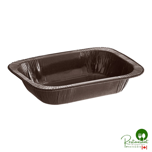 Novacart Ecos OP 152 6" x 3 7/8" x 1 3/4" Brown Paper Baking Mold - 500/Case