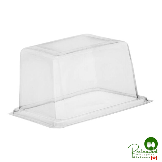 Welcome Home Brands 11" x 3 1/8" Clear PET Square Plastic Medoro Tray Dome Lid - 50/Case