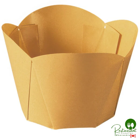 Welcome Home Brands 2 3/16" x 2" Yellow Scalloped Baking Cup - 600/Case