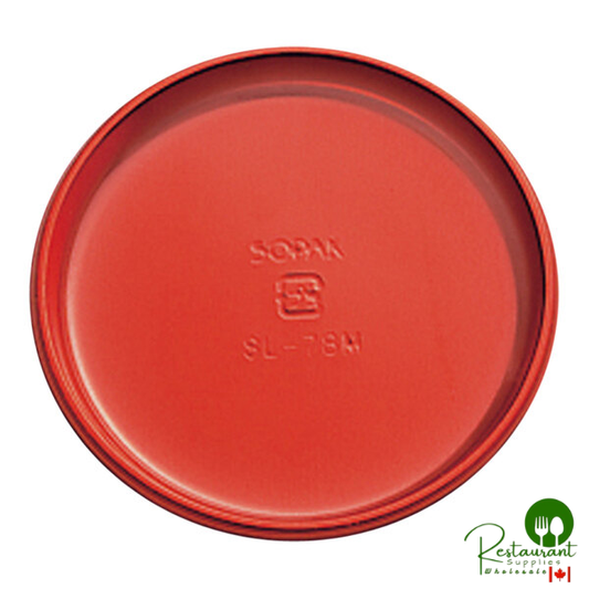 Welcome Home Brands 3 1/8" Cherry PET Plastic Round Tray - 500/Case