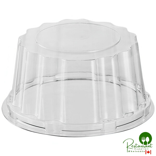 Welcome Home Brands 3 13/16" x 2" Clear PET Round Mini Medoro Tray Dome Lid - 600/Case