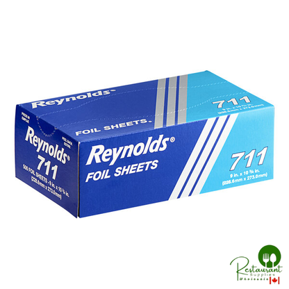 Reynolds 9" x 10 3/4" Standard Pop-Up Aluminum Foil Sheets - 3,000/Case