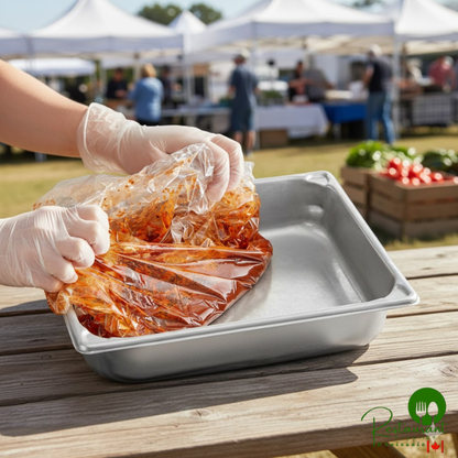 LK Packaging Full Size PTL Deep Steam Table Pan Liner - 200/Case