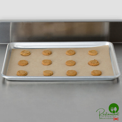 Bagcraft Packaging 030008 EcoCraft Bake 'N' Reuse 12" x 16" Half Size Parchment Paper Pan Liner - 1,000/Case