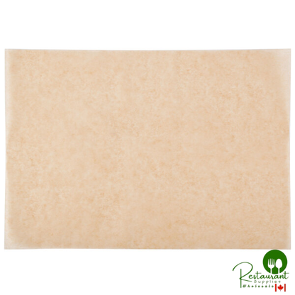Bagcraft Packaging 030008 EcoCraft Bake 'N' Reuse 12" x 16" Half Size Parchment Paper Pan Liner - 1,000/Case