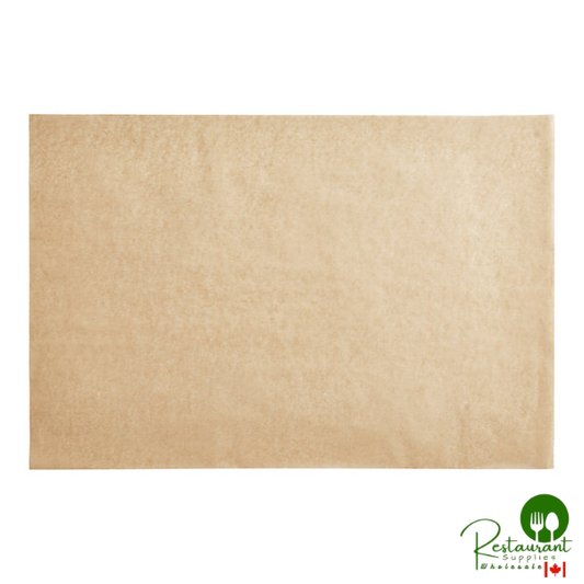 16" x 24" Full Size Unbleached Quilon® Coated Parchment Paper Bun / Sheet Pan Liner Sheet  by Prime- 1,000/Case