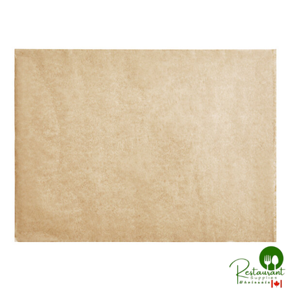 12" x 16" Half Size Unbleached Quilon® Coated Parchment Paper Bun / Sheet Pan Liner Sheet by Prime - 1,000/Case