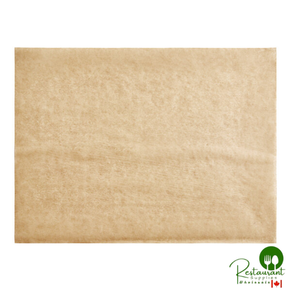 9" x 12" Quarter Size Unbleached Quilon® Coated Parchment Paper Bun / Sheet Pan Liner Sheet by Prime - 1,000/Case