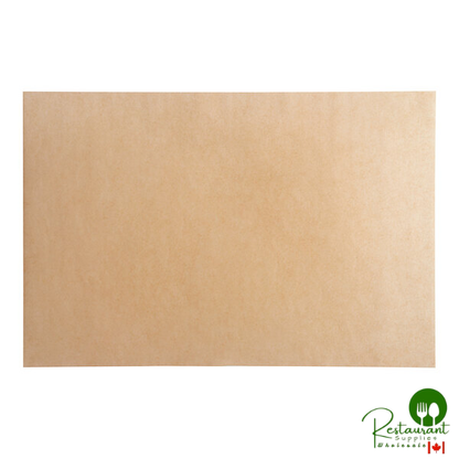 16" x 24" Full Size Unbleached Silicone Coated Parchment Paper Bun / Sheet Pan Liner Sheet  by Prime- 1,000/Case