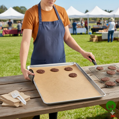 16" x 24" Full Size Unbleached Silicone Coated Parchment Paper Bun / Sheet Pan Liner Sheet  by Prime- 1,000/Case