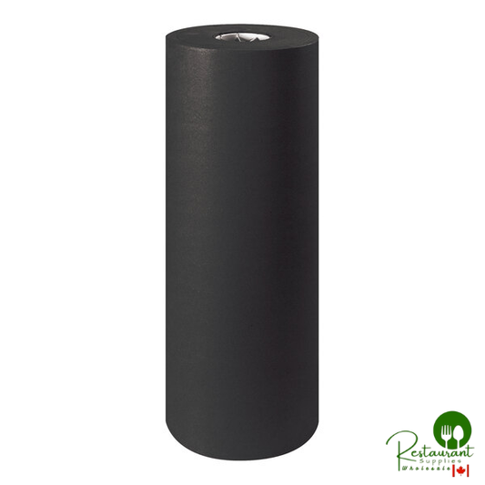 24" x 720' 50 lb. Black Kraft Packing Paper Roll By Prime