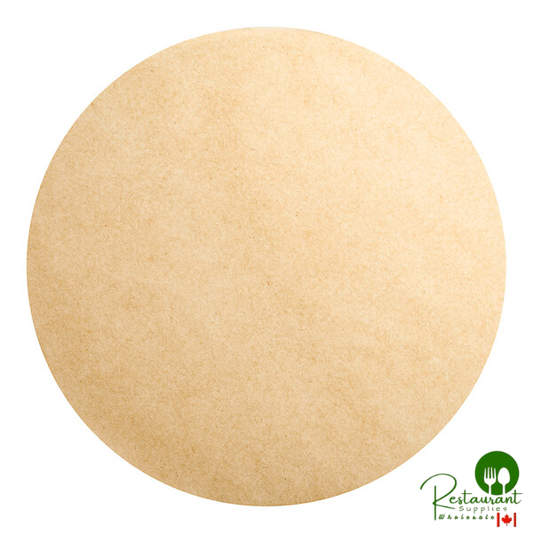 12" Round Unbleached Quilon® Coated Parchment Pan Liner by Prime - 1,000/Case