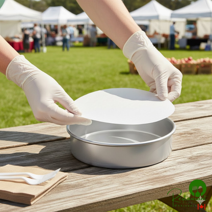 7" Round Silicone Coated Pan Liner  by Prime- 1,000/Case