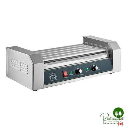 HDRG12 12 Hot Dog Roller Grill with 5 Rollers by Prime - 120V, 650W