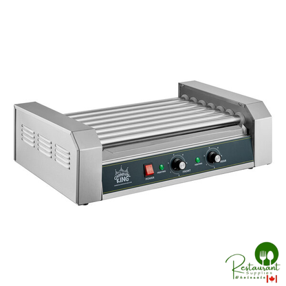 HDRG18 18 Hot Dog Roller Grill with 7 Rollers by Prime - 120V, 910W