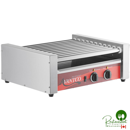 RG1830 30 Hot Dog Roller Grill with 11 Rollers by Prime - 120V, 910W