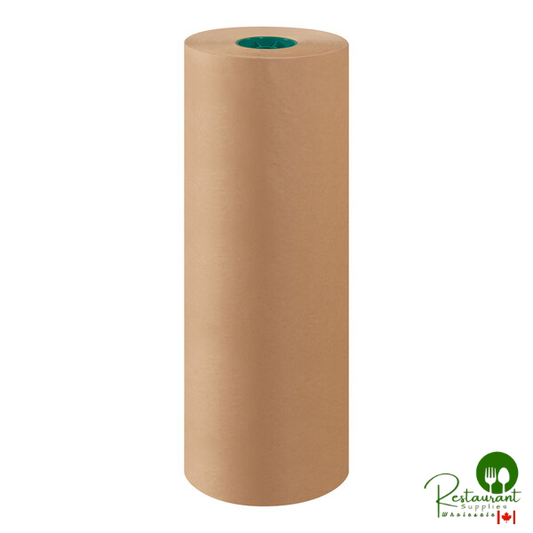 24" x 1,200' 30 lb. Virgin Natural Kraft Packing Paper Roll By Prime
