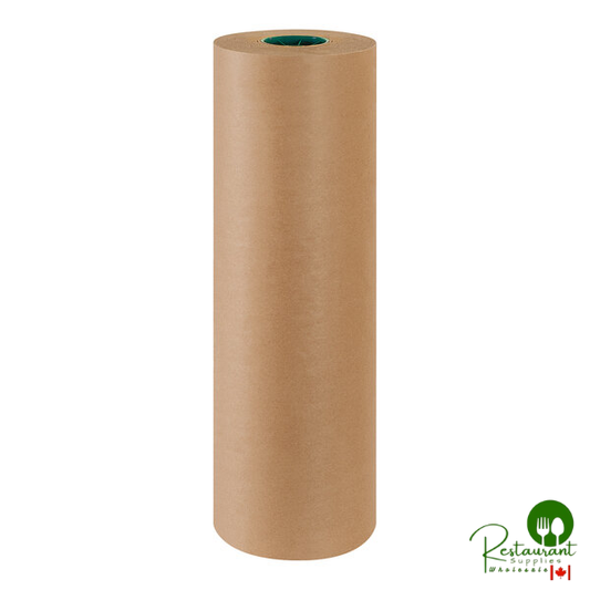 24" x 600' 50 lb. Poly-Coated Kraft Packing Paper Roll By Prime