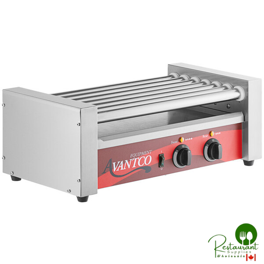 RG1818 18 Hot Dog Roller Grill with 7 Rollers  by Prime- 120V, 590W