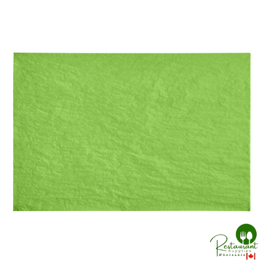 SatinWrap 20" x 30" 10 lb. Citrus Green Tissue Paper Sheets 2030-0310 - 480/Pack