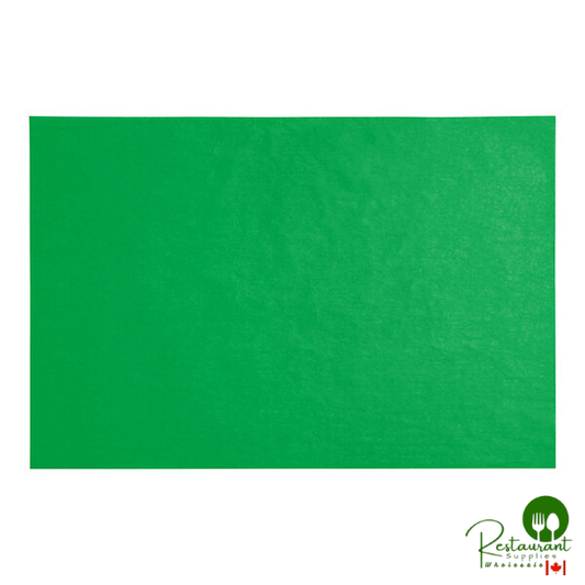 SatinWrap 2030-0230 20" x 30" 10 lb. Green Tissue Paper Sheets - 480/Pack