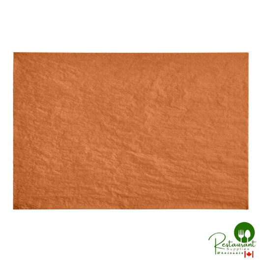 SatinWrap 20" x 30" 10 lb. Burnt Orange Tissue Paper Sheets 2030-0023 - 480/Pack