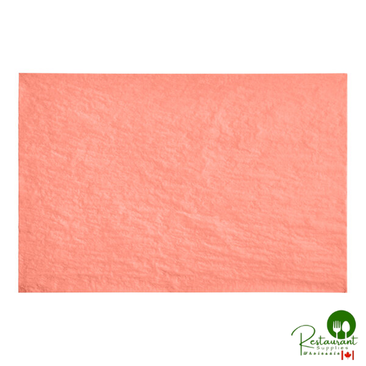 SatinWrap 20" x 30" 10 lb. Coral Tissue Paper Sheets 2030-4900 - 480/Pack