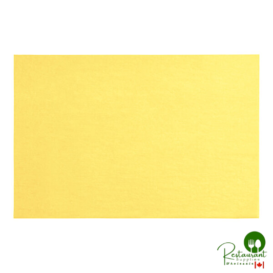 SatinWrap 2030-3900 20" x 30" 10 lb. Yellow Tissue Paper Sheets - 480/Pack