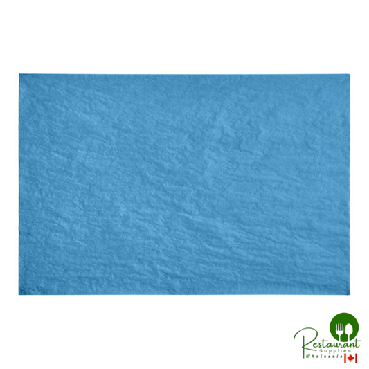 SatinWrap 20" x 30" 10 lb. Pacific Blue Tissue Paper Sheets 2030-0150 - 480/Pack