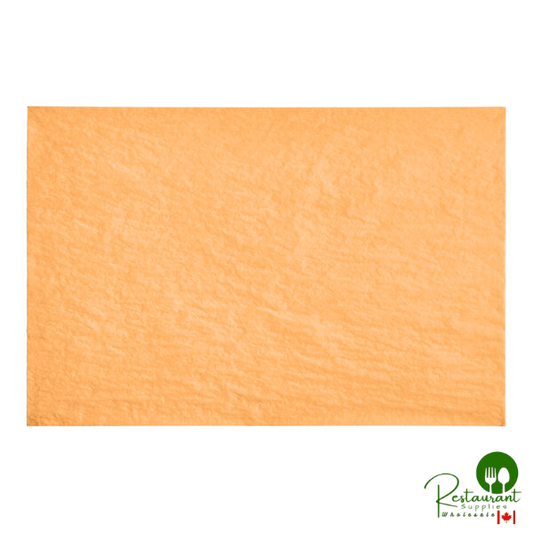 SatinWrap 20" x 30" 10 lb. Apricot Tissue Paper Sheets 2030-0490 - 480/Pack