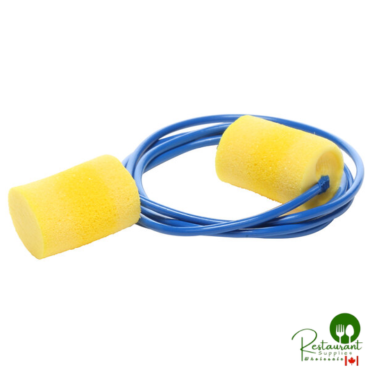 3M 311-1101 E-A-R™ Classic Yellow / Blue Corded Foam Earplugs - 200/Pack