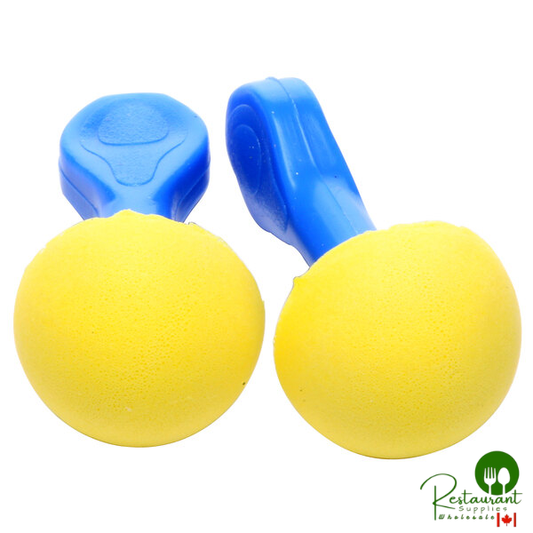 3M 321-2100 E-A-R™ EXPRESS™ Pod Plugs™ Yellow / Blue Uncorded Foam Earplugs - 100/Pack