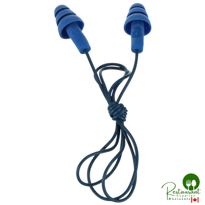 3M 340-4007 E-A-R™ UltraFit™ Blue / Black Metal Detectable Corded Earplugs - 100/Pack | Canada